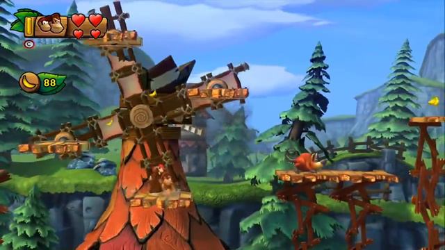 Donkey Kong Country Tropical Freeze на WiiU (заморозка начинается)