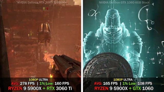 NVIDIA RTX 3060 Ti vs GTX 1060 6GB | Test in 8 Games смотреть онлайн