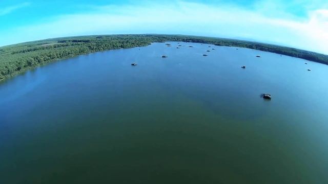 Blade 350 QX3 Etang Blanc Seignosse vue du ciel. смотреть онлайн