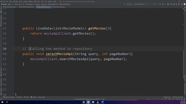 REST API with MVVM and Retrofit2 #15 - Query REST API смотреть онлайн