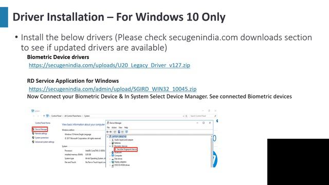 JeevanPramaan Life Certificate Process Online- Secugen Hamster Pro20 From USA