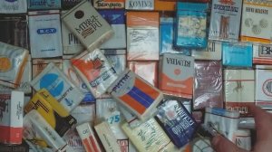 ?Распаковка Сигаретных пачек до 90-х Сигареты, которые курили жители СССР☭ - никовилия.mp4