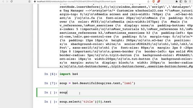 Python Complete Course #-51 Python web scraping: use beautiful soap to get the text from tag смотреть онлайн