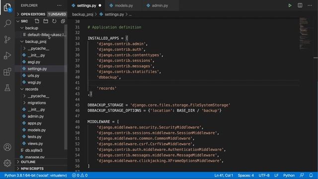Django database backup and restore + periodic backups смотреть онлайн