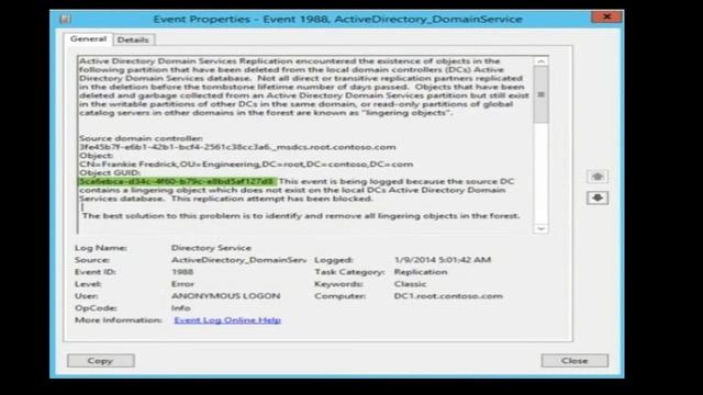 lingering objects | how to remove lingering objects in active directory смотреть онлайн