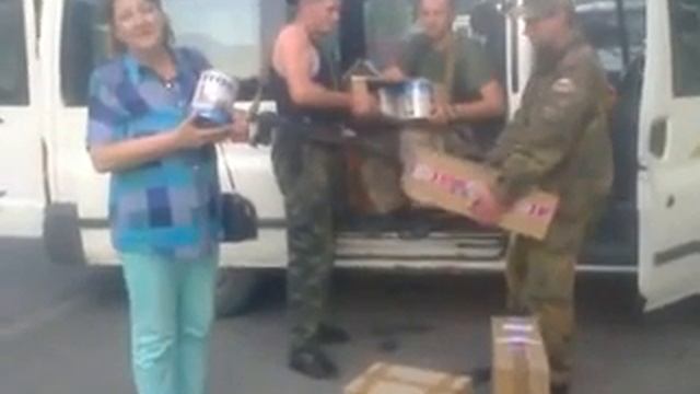 Благодарность "Русскому выбору" от жителей Луганска за доставку гумпомощи смотреть онлайн