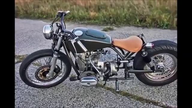 Мощные мото. Переделки урал днепр чопер смотреть онлайн