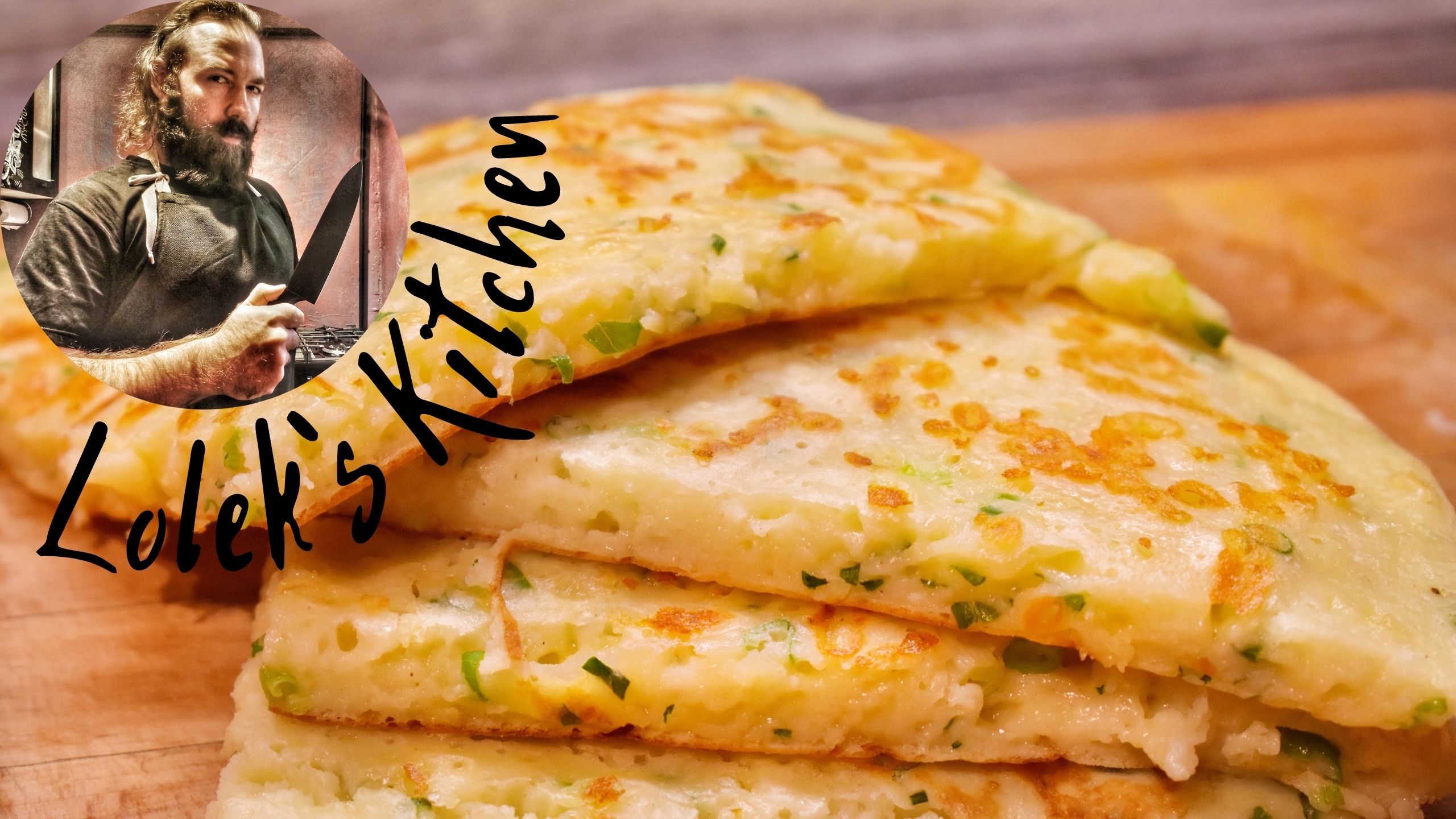 Вкусный Завтрак! Ленивый ХАЧАПУРИ или Простой рецепт Сырной Лепёшки с Зелёным луком на сковороде.