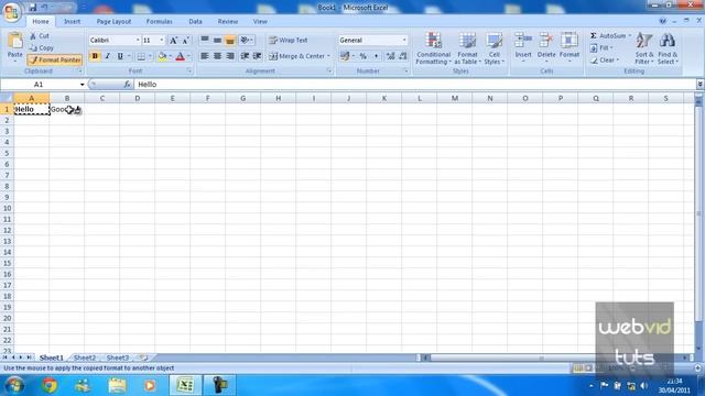 Microsoft Excel - Format Painter смотреть онлайн