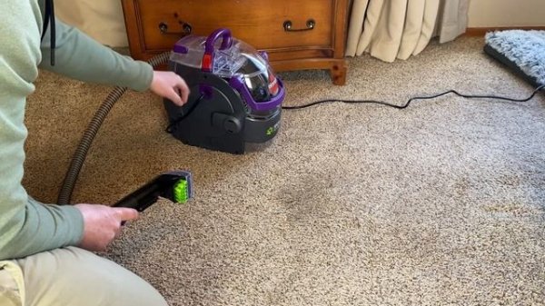 How to Use the Bissell Spotclean Pet Pro Portable Carpet Cleaner