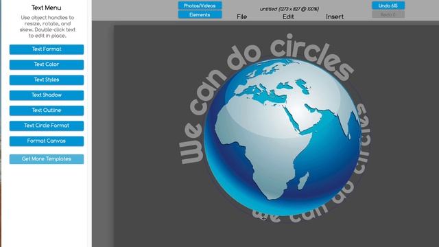 How to wrap text in a circle with The Graphics Creator смотреть онлайн
