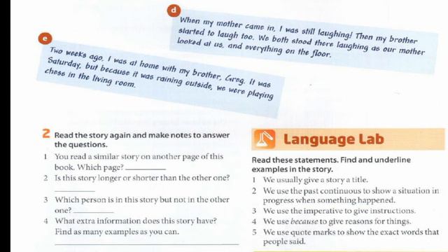 Laser. Grade 7. Lesson 37. Project. Writing a story смотреть онлайн
