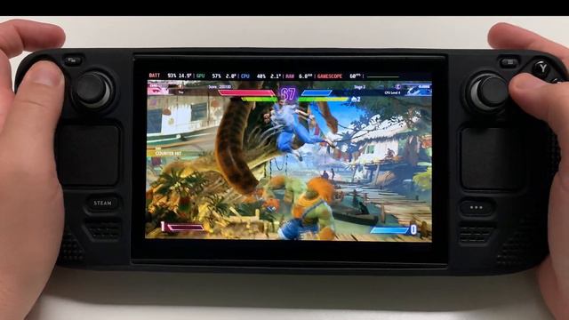 Street Fighter 6 on Steam Deck - The Fighting Ground Mode Playthrough смотреть онлайн