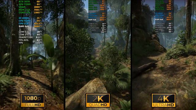 Green Hell | 1080p vs 1440p vs 2160p | RTX 3070 | i9 10900 | 32GB RAM | 1TB SSD смотреть онлайн