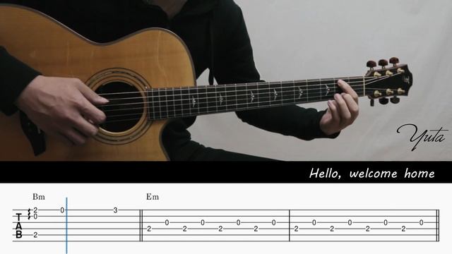 lovely - Billie Eilish, Khalid | Fingerstyle Guitar TAB + Chords Tutorial смотреть онлайн