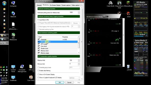 Limit FPS - MSI Afterburner