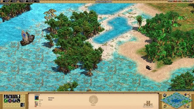 Age of Empires II: Rise Of The Rajas - #7 Bog Islands - Standard Map смотреть онлайн