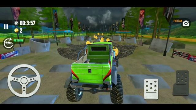 Monster Trucks Ultimate Races - Jungle Mode - Android смотреть онлайн