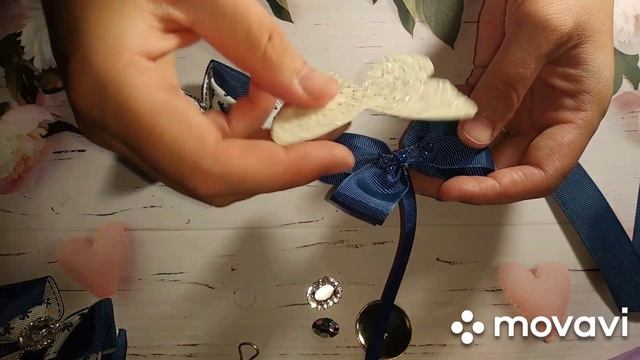 Брошь галстук бабочка из репсовых лент канзаши бантики смотреть онлайн