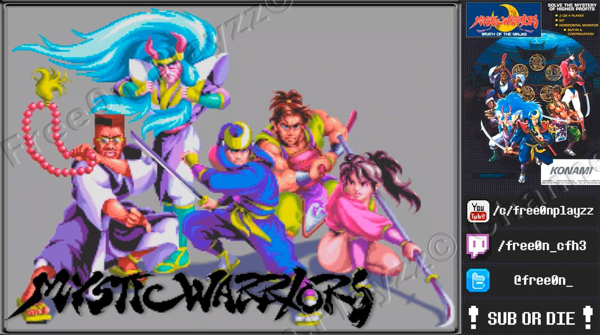 Mystic Warriors (1993) - #АРКАДНЫЕ АВТОМАТЫ #KONAMI | ミスティックウォリアーズ -怒りの忍者 | ПРОХОЖДЕНИЕ | Ретро-игры