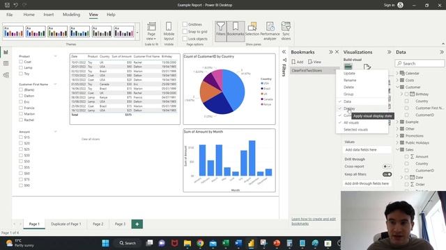 How to Make a Button to Clear All Filters in Power BI смотреть онлайн