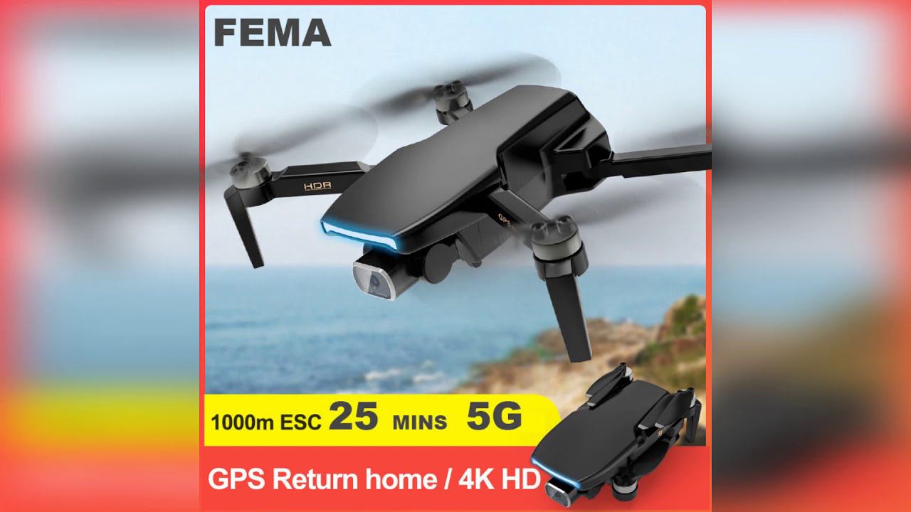 Бюджетный клон DJI Mavic. AliExpress FEMA S3 GPS Дрон с камерой 4k HD 5G WiFi смотреть онлайн