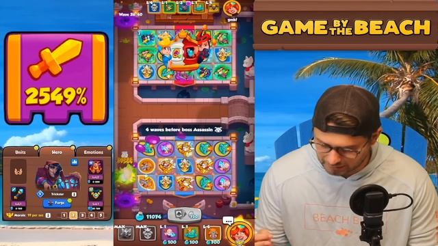 NEW FLOOR 10 DUNGEON COMPLETED!! MONKEY KING IS TOUGH! | RUSH ROYALE! смотреть онлайн