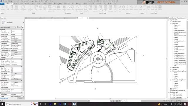 Export our Revit project to AUTOCAD смотреть онлайн