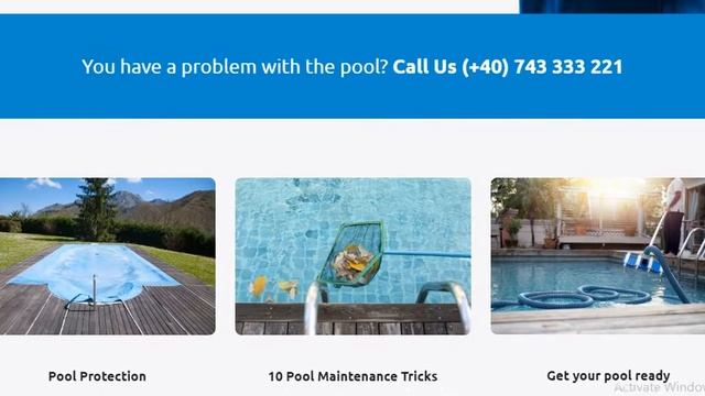 JellyPool Pool Maintenance & Cleaning WordPress Theme смотреть онлайн
