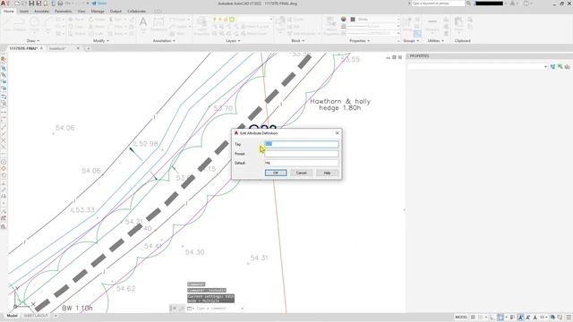 AutoCAD LT. Drawing BS5837 tree groups. смотреть онлайн