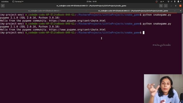 Make a Snake Game in Python: Pygame смотреть онлайн