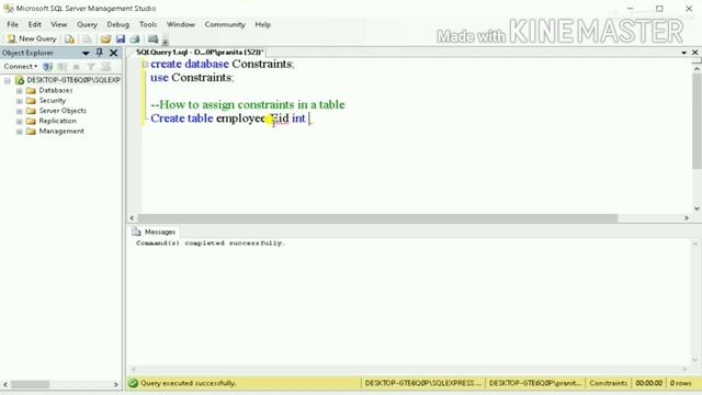 Primary Key Constraints смотреть онлайн