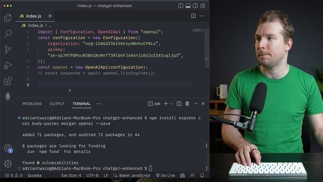 Let's Build ChatGPT 2.0 with React JS and OpenAI on your PC! смотреть онлайн