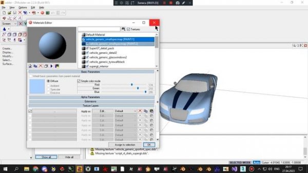 Import 3d model car GTA 5 in 3Ds Max