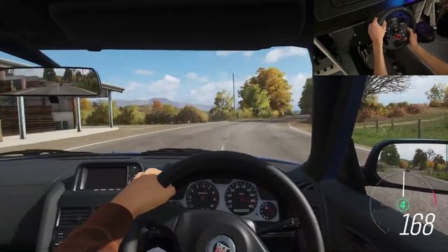 Forza Horizon 4 - 700HP Nissan R34 GT-R - Logitech G29 steering wheel gameplay смотреть онлайн