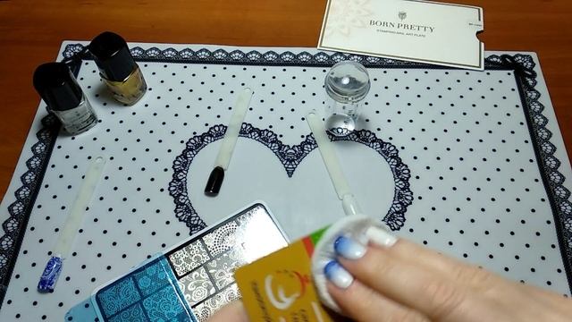 Стемпинг. Тестирую штамп, пластину и лаки от BORN PRETTY// Stamping Nail Art