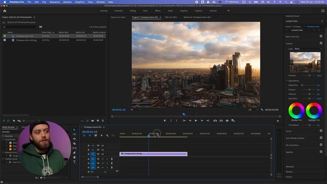 How to make a timelapse with Premiere Pro смотреть онлайн