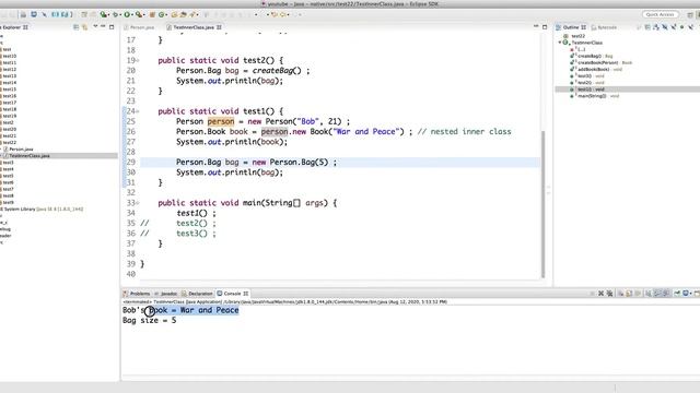 Java Native Interface (JNI) in depth -- Part 35: Generating Header files for Nested Inner Classes смотреть онлайн