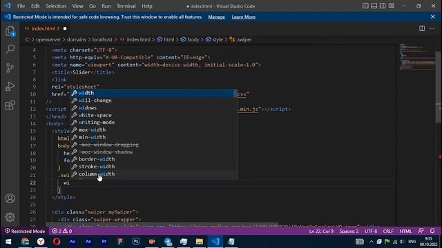 Как сделать слайдер на JS? Слайдер SWIPER. HTML + CSS + JavaScript смотреть онлайн