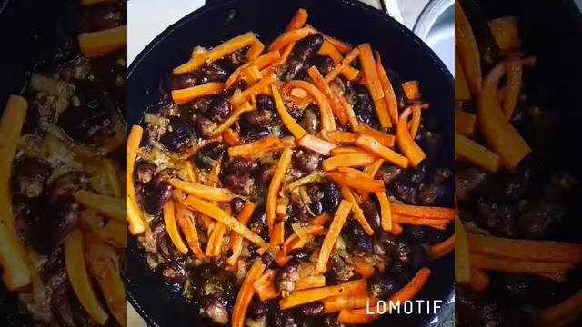 Плов с куриных сердечек в чугунной сковороде? смотреть онлайн