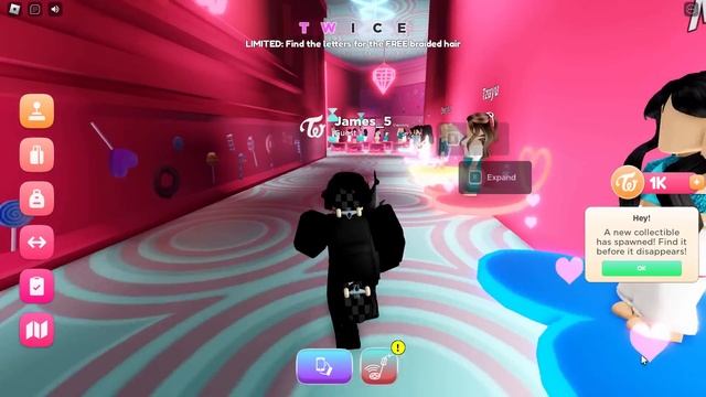 FREE ACCESSORY! HOW TO GET TWICE Pink Ombre Braids! (ROBLOX TWICE SQUARE EVENT) смотреть онлайн