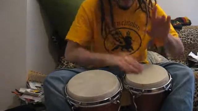 Bongo Michel (Michel Conci) - bongos improvisation on Playground Riddim смотреть онлайн