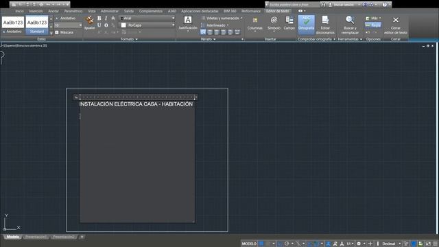 Autodesk AutoCAD 2016 Plano instalación eléctrica dwg 2020 10 06 01 19 33 смотреть онлайн
