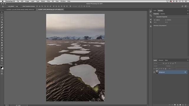 Working With Templates In Photoshop CC 2017