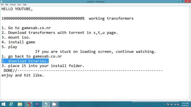 Download TRANSFORMERS fall of cybertron and fix loading screen stuck смотреть онлайн