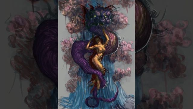 Speed painting ipad pro 2017. Рисую концепт дракон и девушка смотреть онлайн