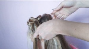 Объемные косички с силиконовыми резинками/прическа для девочки