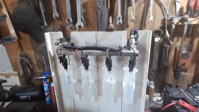 Самодельный стенд для промывки форсунок. смотреть онлайн