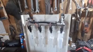 Самодельный стенд для промывки форсунок.