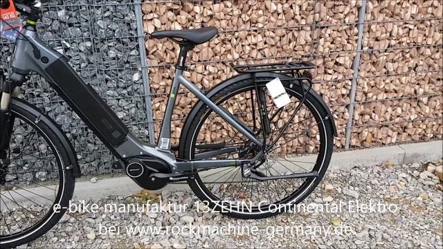 e bike manufaktur 13ZEHN Continental Intube 600WH Elektro Fahrrad 2018 option Connect смотреть онлайн